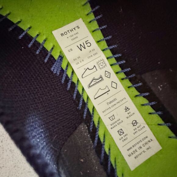 Rothy’s The Point Women US 5 Maritime Navy Blue Luxury Flats Shoes - Picture 9 of 9